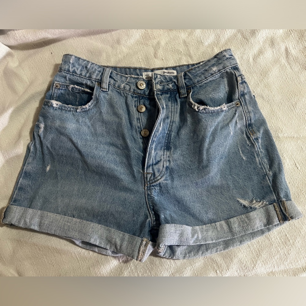 Denim Blue Stradivarius Women's Shorts sz 6